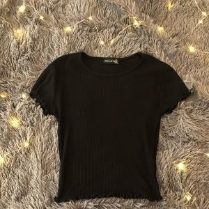 Cute simple black tee